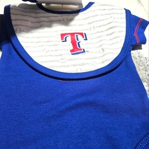 Newborn Boys Texas Rangers Onsie with socks